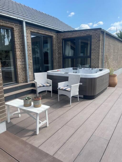 Luksus Hus I 1St Raekke, All-Incl Top Komfort Med Spa Og Skov Strøby Ladeplads エクステリア 写真